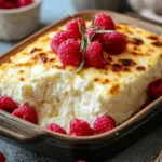 Low Carb Quarkauflauf mit Himbeeren