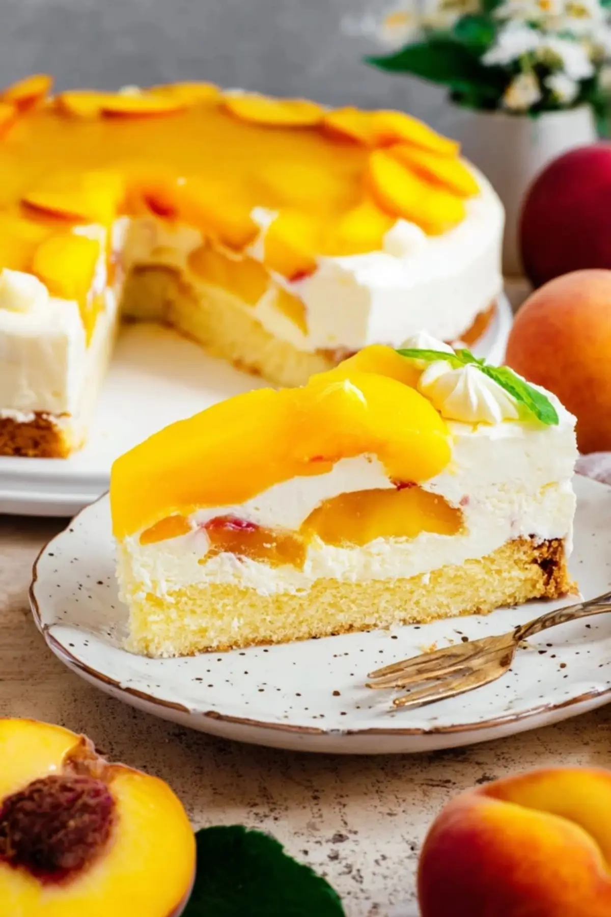 Pfirsich Joghurt Torte