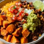 Süßkartoffel Burrito Bowl