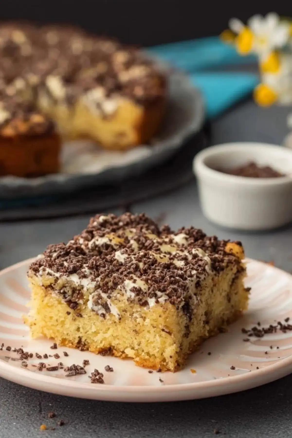 kuchen vom Blech mit Schokostreuseln