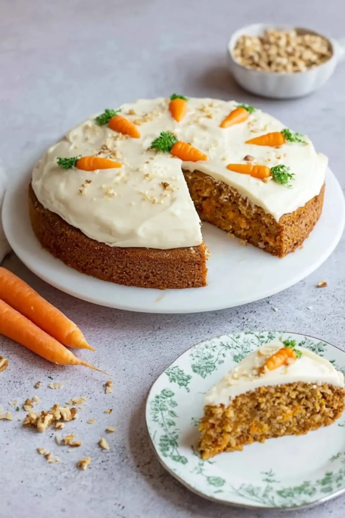 Karottenkuchen mit Frischkäse Frosting