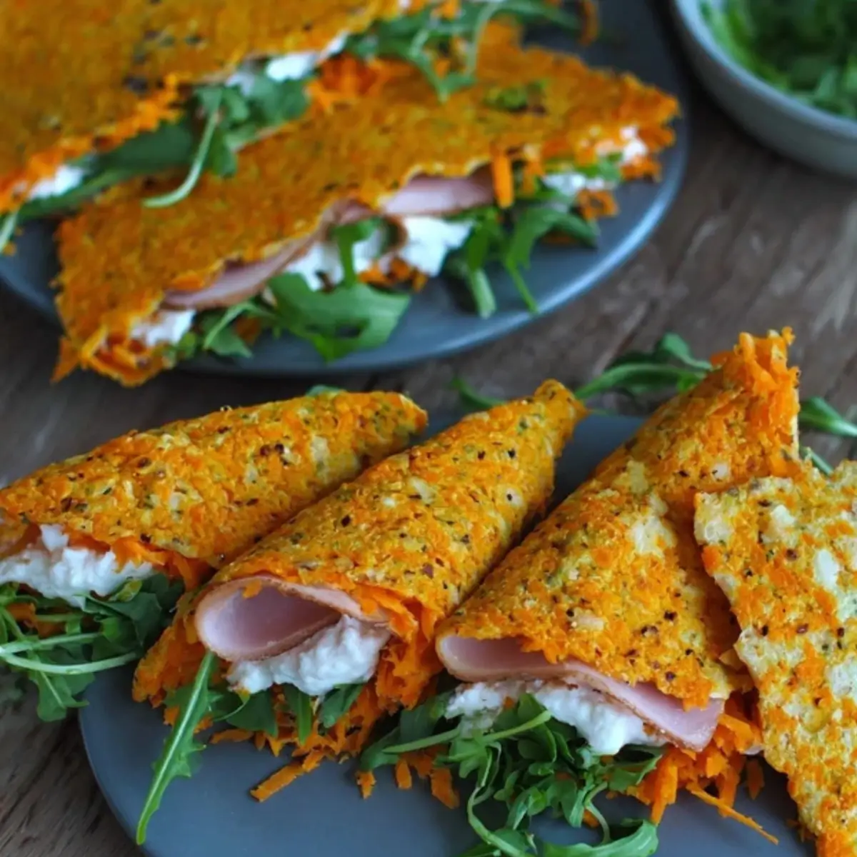 Wraps Rekött Proteinreiche Karotten Wraps – Low Carb & Einfach - Noras Kreationen