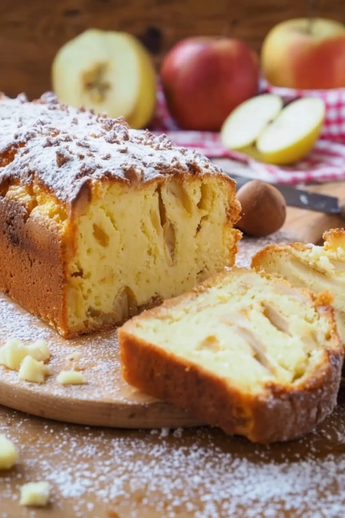 Apfelkuchen Mit Rhrteig Und Quark