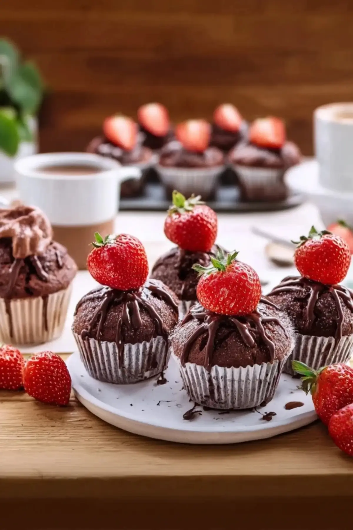 Schoko-Erdbeer-Muffins