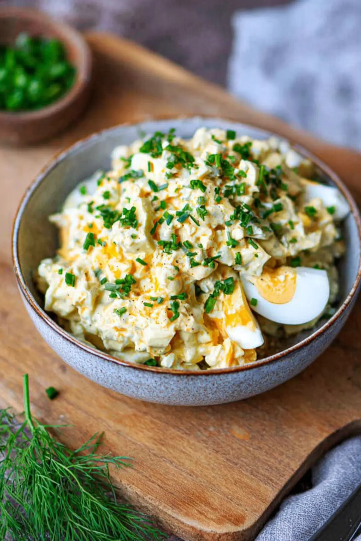 Eiersalat ohne Mayo