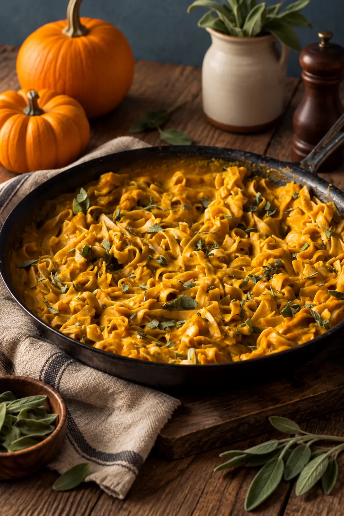One-Pot-Kürbis-Pasta